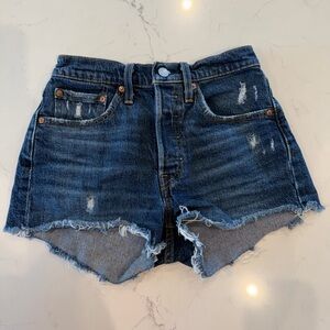 Levi's 501 Shorts ( Levi’s Premium and Only Worn Once) Size 26